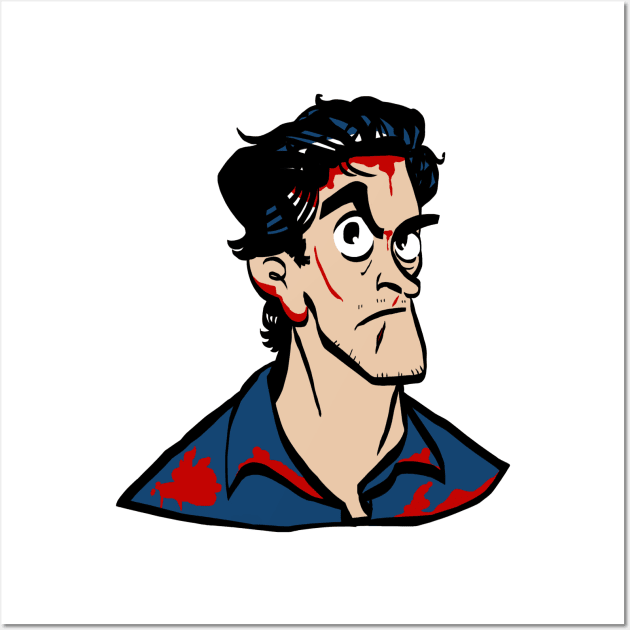 Evil Dead: Ash Wall Art by grrrenadine